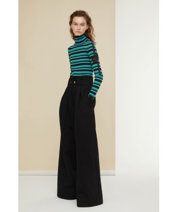 Striped high neck jumper 2024