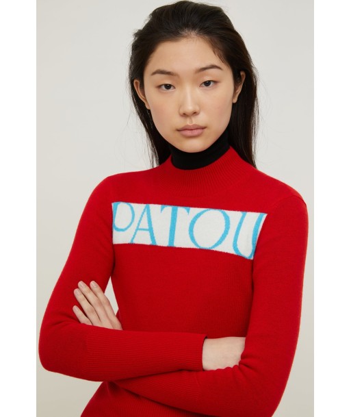 Patou logo jumper in cashmere and wool Dans la société mordern