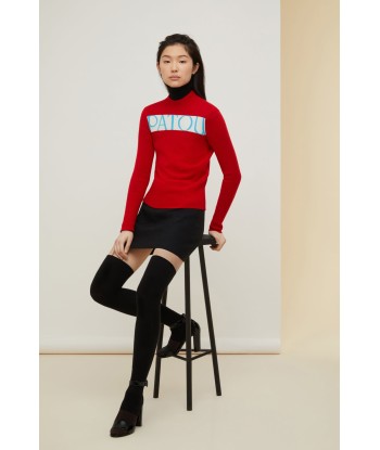 Patou logo jumper in cashmere and wool Dans la société mordern