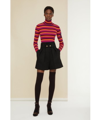 Striped high neck jumper sélection de produits