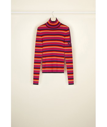 Striped high neck jumper sélection de produits