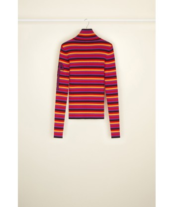 Striped high neck jumper sélection de produits