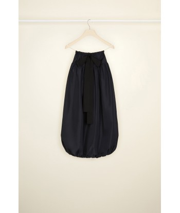 Bubble hem skirt in eco-friendly faille livraison et retour toujours gratuits