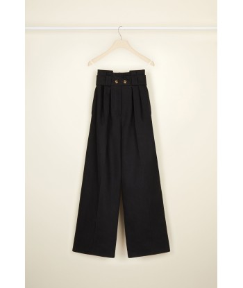 Extra wide denim trousers in organic cotton Paris Déstockage Promo