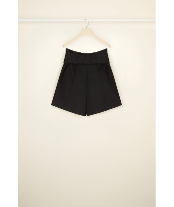 Belted denim shorts in organic cotton vente chaude votre 