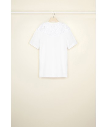 Organic cotton t-shirt with detachable lace collar 2 - 3 jours ouvrés.