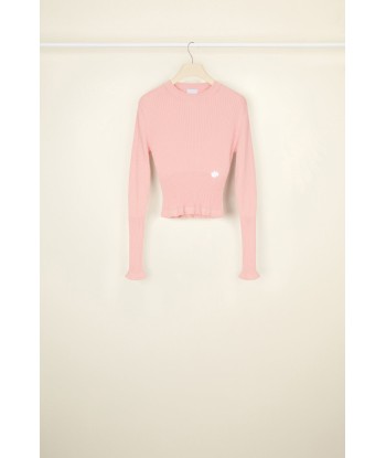 Fitted rib knit jumper in organic cotton 2 - 3 jours ouvrés.