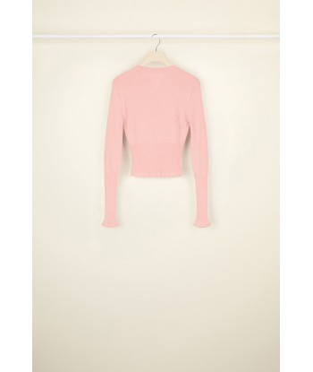 Fitted rib knit jumper in organic cotton 2 - 3 jours ouvrés.