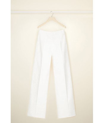 Long tailored trousers in organic cotton ouvre sa boutique