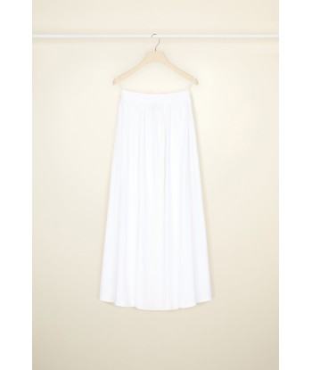 Buttoned maxi skirt in organic cotton meilleur choix