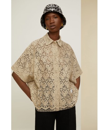 Short-sleeved shirt in eco-friendly lace Par le système avancé 