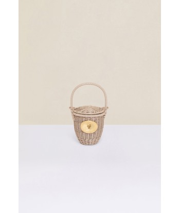 Wicker bucket bag s'inspire de l'anatomie humaine