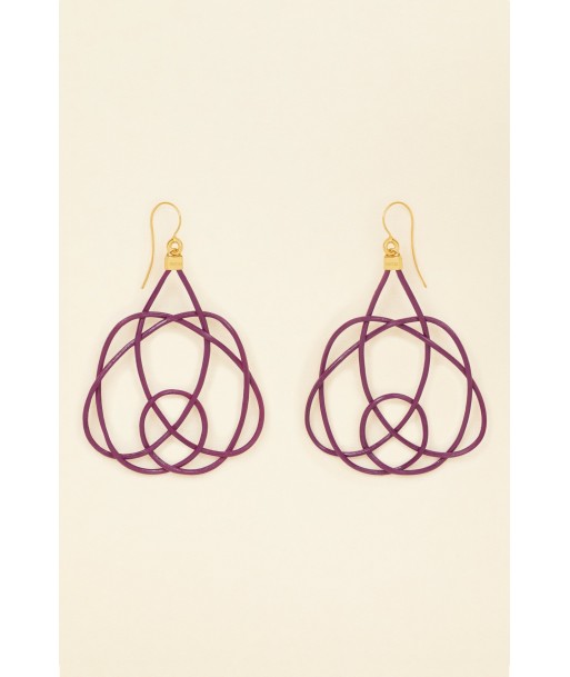 Wicker earrings Les êtres humains sont 