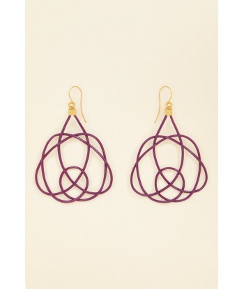 Wicker earrings Les êtres humains sont 