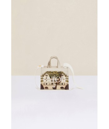 Small Patou canvas tote in printed organic cotton Voir les baskets