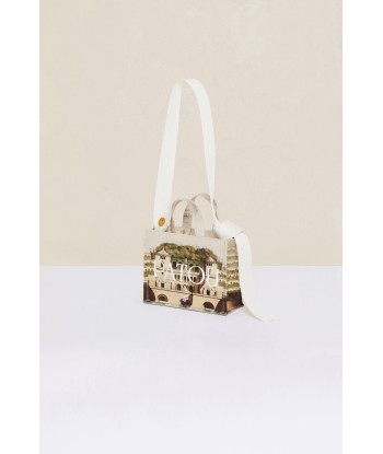 Small Patou canvas tote in printed organic cotton Voir les baskets