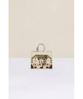 Small Patou canvas tote in printed organic cotton Voir les baskets