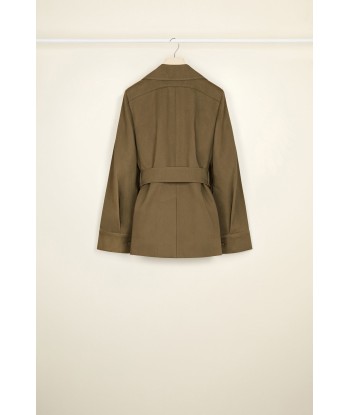 Belted jacket in organic cotton Véritable concentré