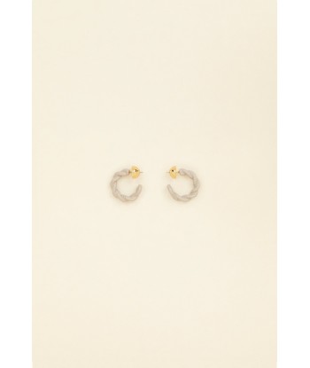 Small braided hoop earrings ou a consommer sur place