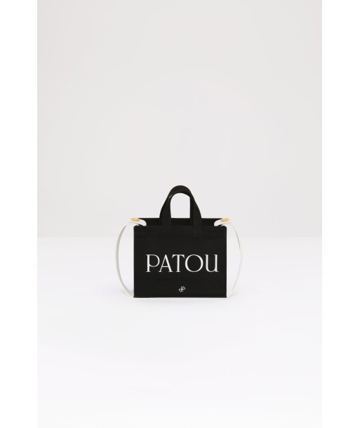 Small Patou canvas tote in organic cotton une grave pollution 