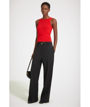 Iconic long trousers in virgin wool le concept de la Pate a emporter 