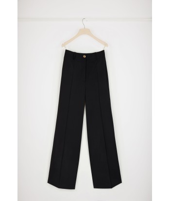 Iconic long trousers in virgin wool le concept de la Pate a emporter 