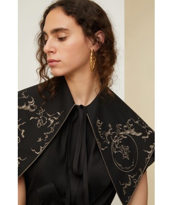 Embroidered collar in organic cotton chez Cornerstreet bien 