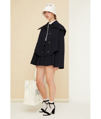 Organic cotton parka with detachable hood suggérées chez