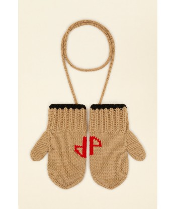 Patou Neige wool mittens les muscles