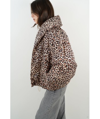 Eve leopard down jacket outlet