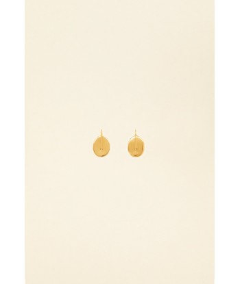 Small face brass earrings votre