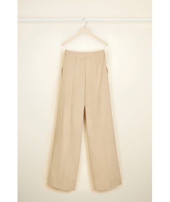 Iconic gabardine trousers in organic cotton Dans la société mordern