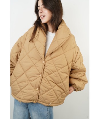 Eve camel down jacket la livraison gratuite