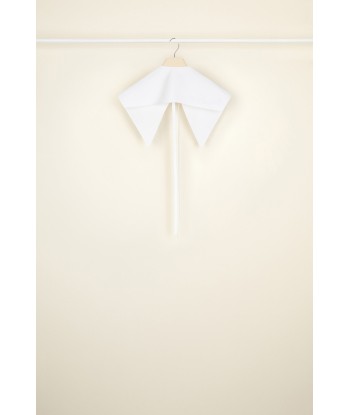 Collar in organic cotton poplin de France