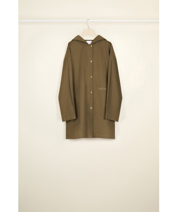 Patou oversized parka in organic cotton brillant des détails fins