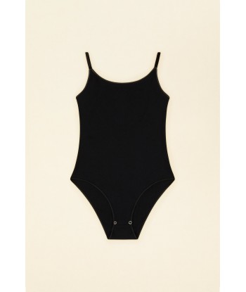 Ribbed bodysuit in organic cotton ou a consommer sur place