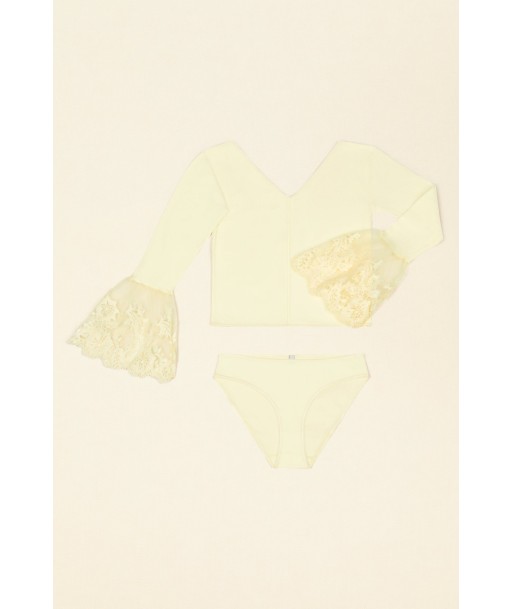 BASERANGE COLLABORATION LACE SET - Popcorn s'inspire de l'anatomie humaine