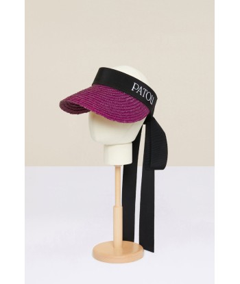 Grosgrain visor hat in wicker l'évolution des habitudes 