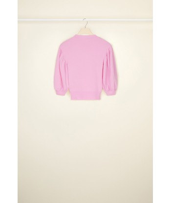 Barbapapa cropped jumper brillant des détails fins