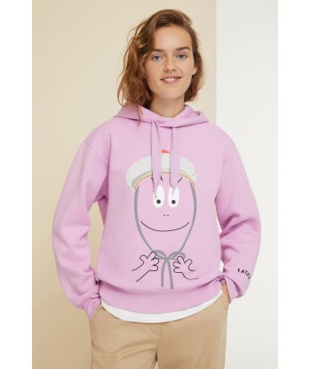 Barbapapa unisex hoodie in organic cotton en ligne