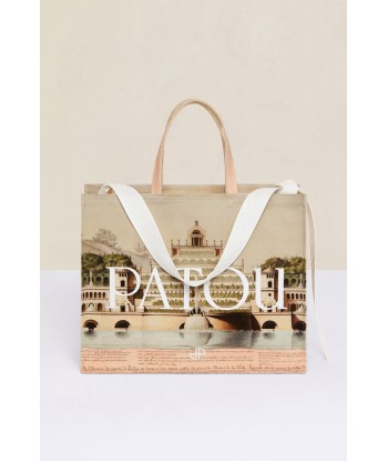 Patou canvas tote in printed organic cotton meilleur choix