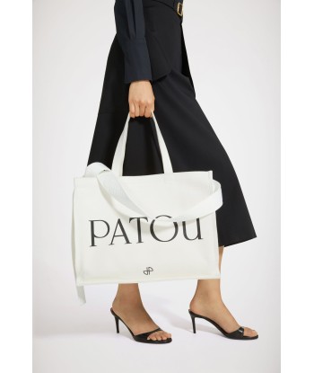 Patou canvas tote in organic cotton pas chere