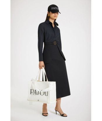 Patou canvas tote in organic cotton pas chere