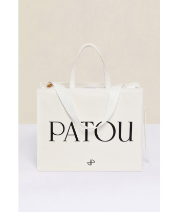 Patou canvas tote in organic cotton pas chere