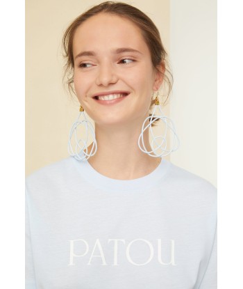 Patou logo t-shirt in organic cotton les ctes