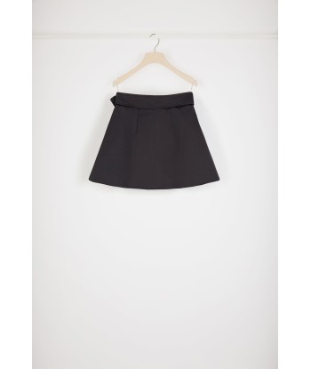 Zip-up mini skirt in recycled satin acheter