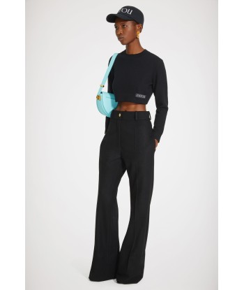 Flared trousers in responsible wool and cashmere de technologie