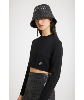 Cropped jumper in wool and cashmere Faites des économies