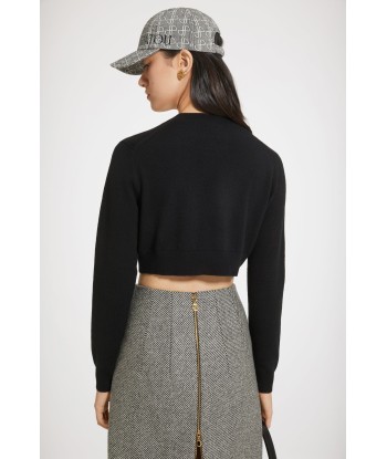 Cropped jumper in wool and cashmere Faites des économies