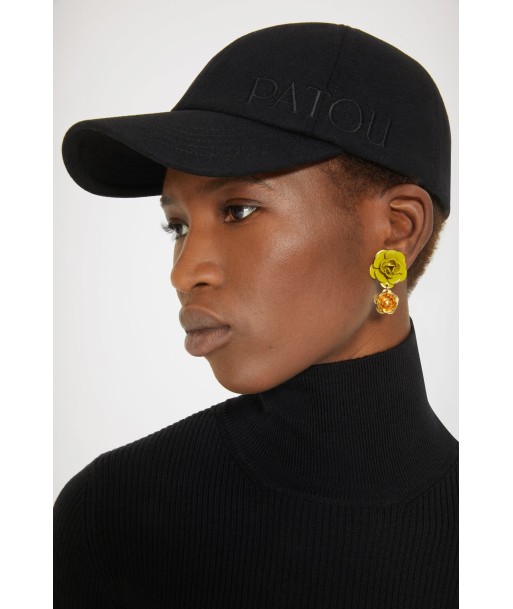 Patou embroidered felt cap online